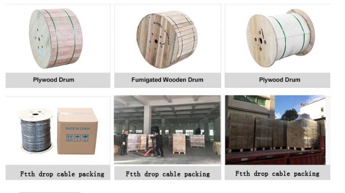 İçeride FTTH Fiber Optic Drop Kablo Fabrika Fiyatı Telekom Ağı için Ev Kablosuna Fiber 3