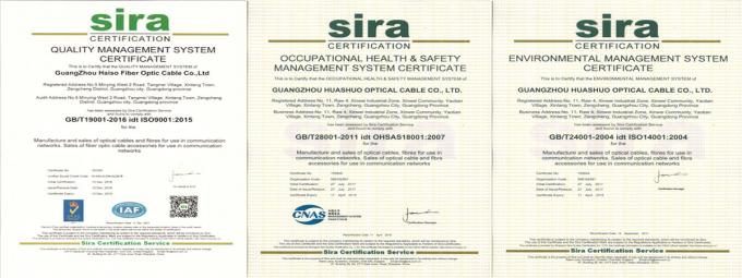 Fabrika Stokları Dışarıda Çift Zırhlı GYTS53-96 Çekirdekler Fiber Optic Kablo Çift Ceket G652D Aynı gün gönderildi 20