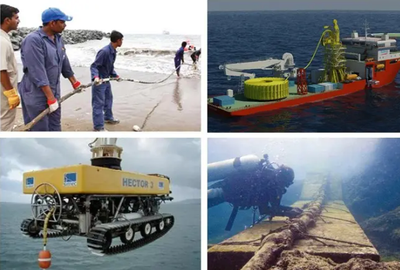 Denizaltı Optik Kablosu GYTA33 12/24/48 çekirdekler Çift Kapalı Güçlendirilmiş Zırhlı Optik Elyaf Ekipmanı Tedarik 2