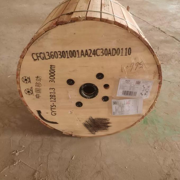 Fabrika Stokları Dışarıda Çift Zırhlı GYTS53-96 Çekirdekler Fiber Optic Kablo Çift Ceket G652D Aynı gün gönderildi 11