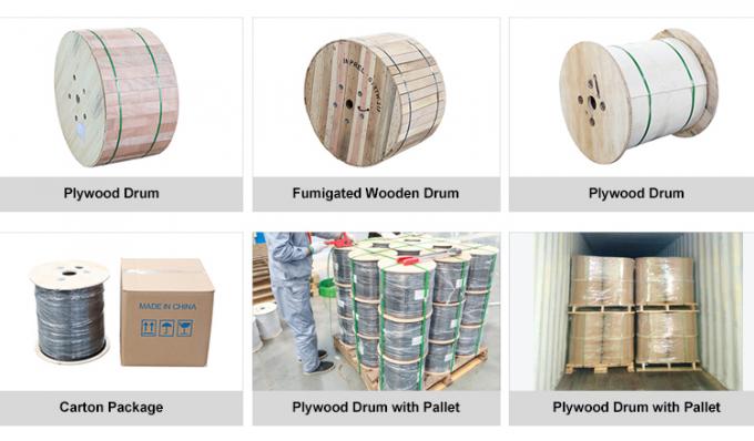 Fabrika Stokları Dışarıda Çift Zırhlı GYTS53-96 Çekirdekler Fiber Optic Kablo Çift Ceket G652D Aynı gün gönderildi 19