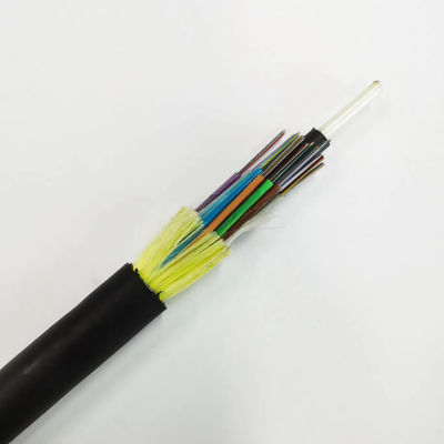 Kalite  ADSS Fiber Optic Cable Up to 96 Core Single Jacket All Dielectric Self Supporting Outdoor Aerial Optical Cable fabrika