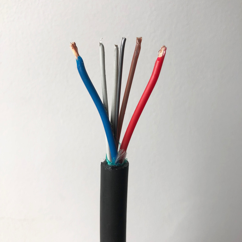 G652D 6 8 Core Photoelectric Hybrid Fiber Optic Cable With 2 Copper Power Wires OPLC