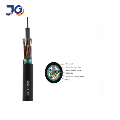 Fiber Kablo GYTS Zırhlı Kanal 24 48 96 144 288 Çekirdek Optik Fiber Kablo
