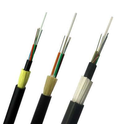 Havai Dış Mekan 12/24 Hilos Singlemode G652 ADSS Kevlarlı Fiber Optik Kablo
