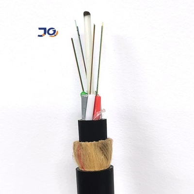 Havai Dış Mekan Tek Ceketli Çok Çekirdekli Tek Modlu ADSS Fiber Optik Kablo