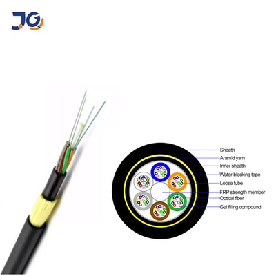 12 Çekirdek Dış Mekan Fiber Optik Kablo Havai İçin Örgülü Gevşek Tüp