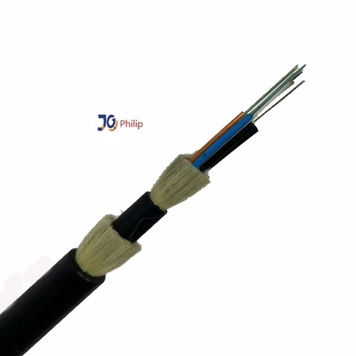 Metalsiz Tek ceketli Çift Ceketli Çok Damarlı HDPE'li ADSS Fiber Optik Kablo