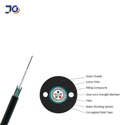 İyi Kalite GYXTW Zırhlı 4 8 12 Çekirdek Tek Mod Fiber Optik Kablo