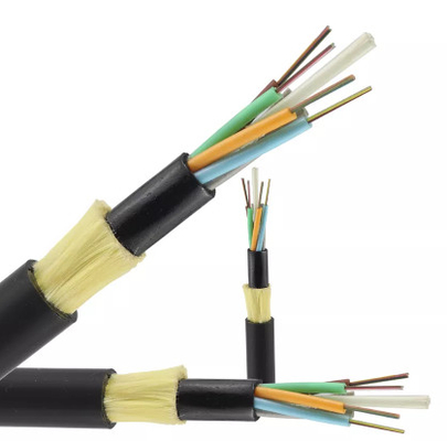 Hava Metalik Olmayan Açıklık 50m 12 24 48 Çekirdekli ADSS Fiber Optik Kablo