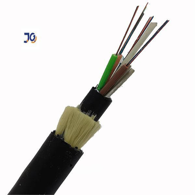 Mini Açıklık 100m ADSS Tek Ceketli Zırhlama 24 48 72 Anten İçin Çekirdekli Fiber Optik Kablo