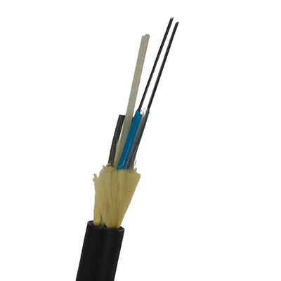 Aramid İplik Mukavemeti Tek Modlu Açıklık 100m 12/24 Çekirdek ADSS Fiber Optik Kablo