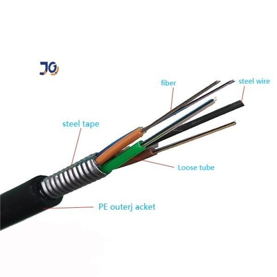 Çelik Tel Gücü Havai ve Kanal Tekli Mod 24/48/96c GYTS / GYTA Fiber Optik Kablo