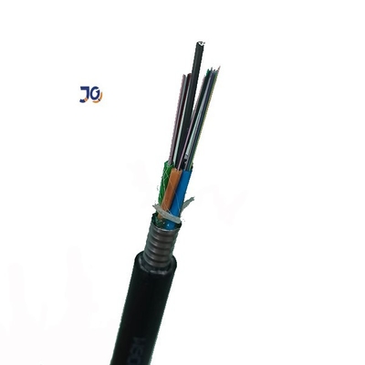 Anti - Kemirgen Tek Modlu Fiber Optik Kablo Gyts Dış Mekan Doğrudan Gömülü 12 24 96 144 Çekirdek