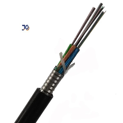 GYTS GYTA Dış Mekan Çelik Bant Zırhlı 12 Çekirdek Hava Kanalı Fiber Optik Kablo