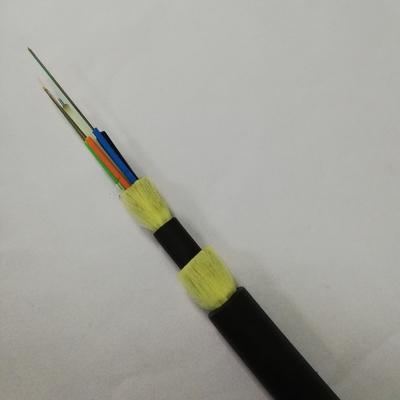 Açıklık 50m ADSS Anten Fiber Kablosu 6 8 Çekirdek 12 24 48 Çekirdek Dış Mekan Fiber Optik Kablo