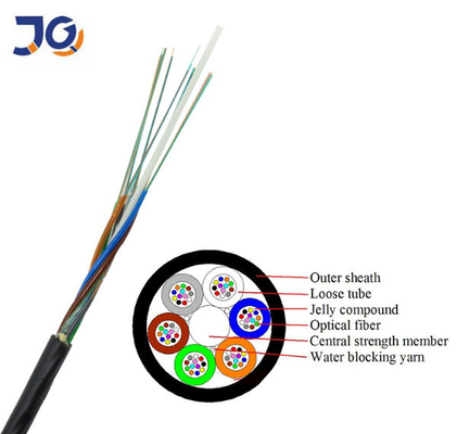Optik Fiber Kablo Hava ile üflenen Mikro Fiber Kablo GCYFY 12 24 48 96 144 çekirdekler Optik Fiber