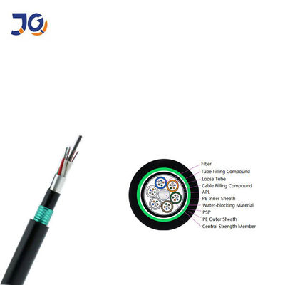 Yangın Geciktirici LSZH GYZTA53 HDPE GYTA53 Yeraltı Doğrudan Gömülü Fiber Optik Kablo 4 8 12 24 48 96 Çekirdek