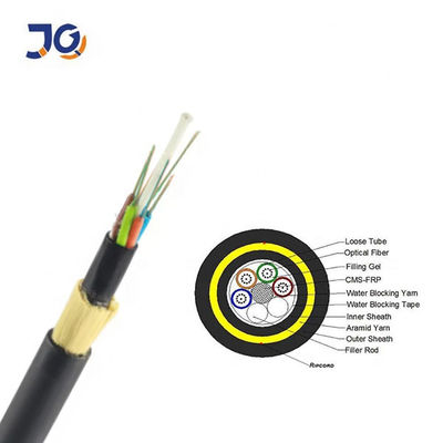 1 Km'de 96 Çekirdekli ADSS Kablosu Optik Anten Fiber Kablosu