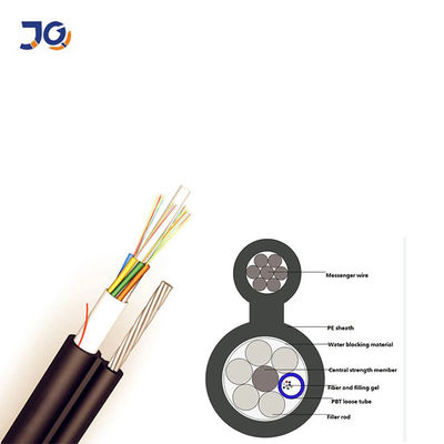 Kendinden Destekli Anten Şekil 8 GYTC8Y GYTC8S 24/48/96 Çekirdekli Fiber Optik Kablo