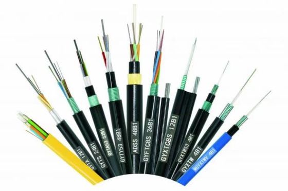 Single Mode G.652D 2-144 Fiber 1km-5km Uzunluk Fiber Optik Kablo