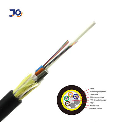 Fabrika fiyatı ADSS Span 100M Fiber Optic Kablo 48 Core G652D Fiber Optic Kablo