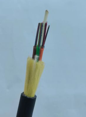 ADSS 12 24 48 Core Span 100m Aerial Outdoor Fiber Optic Kablo