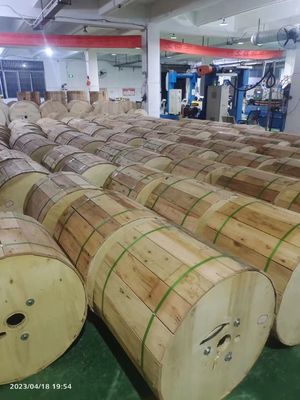 ADSS 12 24 48 Çekirdek Açıklığı 100m 200m Armid İplikler Dış Mekan Fiber Optik Kablo