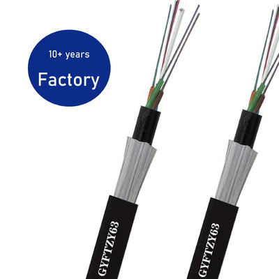 Yeraltı Sualtı Çifte Ceket LSZH Alev - Retardant Ratproof 12 24 36 48 64 72 çekirdek optik fiber kablo