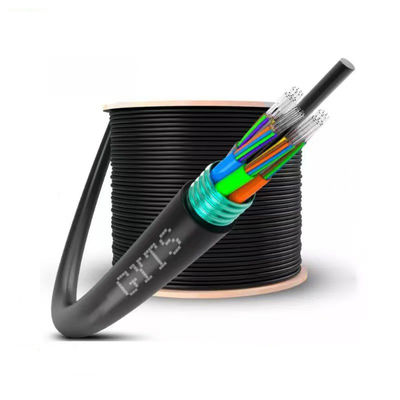 Dış Mekan Tek Modlu GYTS Zırhlı Doğrudan Gömülü Fiber Optik Kablo 12/24/48/96 Çekirdek