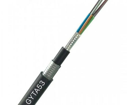 GYTA53 Yeraltı Gömülü Dış Mekan Fiber Optik Kablo Alüminyum Zırhlı 48 96 Çekirdek