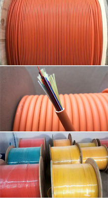 İç mekan LSZH Optik Kablo 4 çekirdekli 6 çekirdekli 8 çekirdekli 12 çekirdekli 24 çekirdekli 48 çekirdekli tek modlu optik fiber kablosu GJFJV