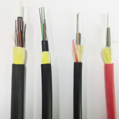 Açık hava hava kablosu G652d fiber optica single mode adss span50 tkf 12 24 48 72 96 144 288 çekirdek fiber optik kablosu