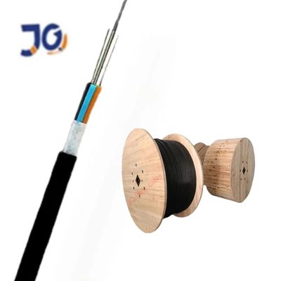 4/6/8/12/24 çekirdek tek modlu çok modlu optik fiber GYTY stranded loose tube steel wire strength member