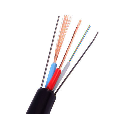 OEM Kompozit Fiber Kablosu Özel Dış Optik Fiber + Güç Kablosu 4 8 12 24 Core Hibrit Güç Fiber Optik Kablosu