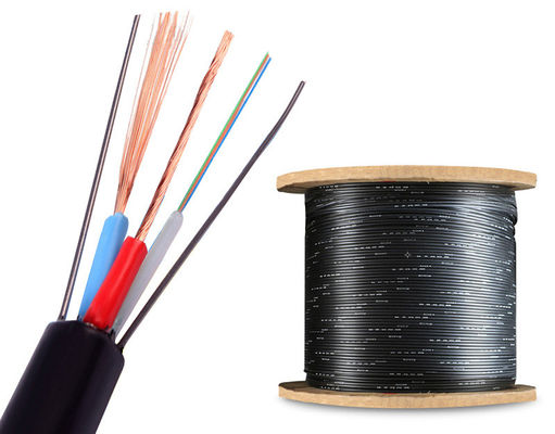 OEM Kompozit Fiber Kablosu Özel Dış Optik Fiber + Güç Kablosu 4 8 12 24 Core Hibrit Güç Fiber Optik Kablosu