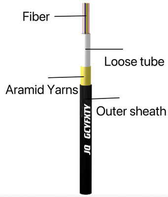 4 6 8 12 24 çekirdek tek modlu mikro kanal bir tüp hava ile üflenen fiber optik kablo GCYFXTY