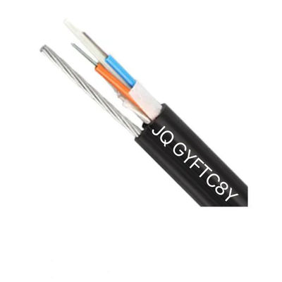GYFTC8Y Açık hava optik fiber Şekil 8 Kablo Stranded Loose Tube FRP Strength Member Aerial Cable