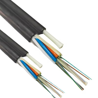 GYFTC8Y Açık hava optik fiber Şekil 8 Kablo Stranded Loose Tube FRP Strength Member Aerial Cable