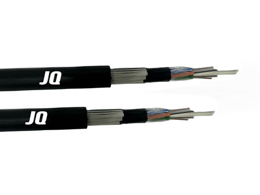 Fare geçirmez alev geriletici GYFTZY63 Doğrudan gömülü fiber optik kablo FRP ile yüksek kaliteli cam ipliği