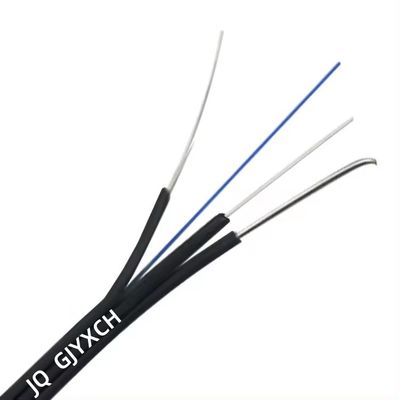 GJYXCH Ftth Fiber Kablo G652D G652A Optik Kablo Kendini taşıyan LSZH Fiber Drop Kablo