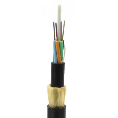 Uzun uzatma ve uzun ömürlü, kendi kendini taşıyan hava ADSS fiber optik kablosu ile çift PE ceket