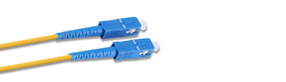 SC/SC Fiber Optic Patch Cord Single Multi mode FTTH için fiber 1m 2m 5m 10m