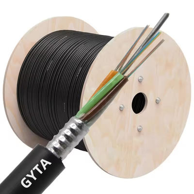 Açık GYTA/GYTS Fiber Optic Kablo 12/24 Core Single Mode G652D Fabrika Doğrudan Fiyat