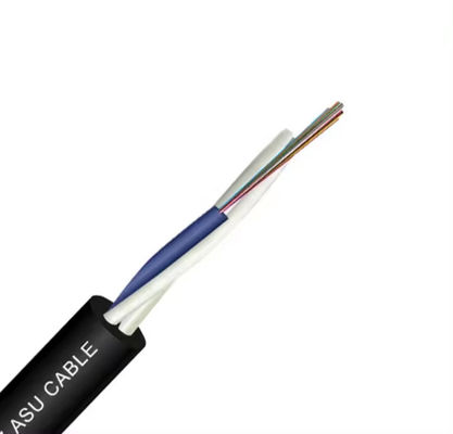 Mini ADSS Kendiliğinden Dayanan Hava Fiber Optik Kablo ASU 6 24 48 96 çekirdekler 80M/100M/120M Span Fiber Optic