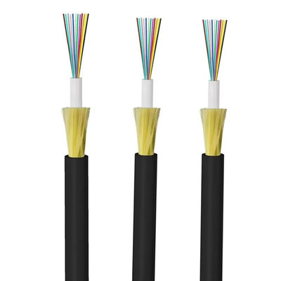 4 8 12 Core GYFXTH Unitube Glass Yarn Aramid Yarn Metal olmayan Optik Fiber Kablolar JET Fiber Optik Kablolar
