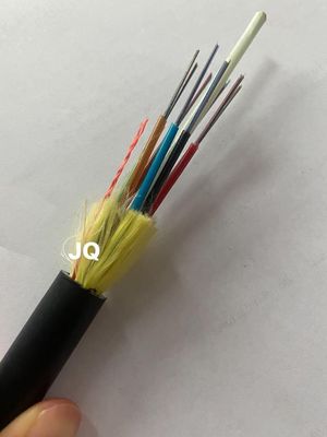 Fabrika Fiyatı Tüm Dielektrik Kendini Destekleyen 12 24 48 çekirdekli ADSS tek ceketli optik fiber kablosu
