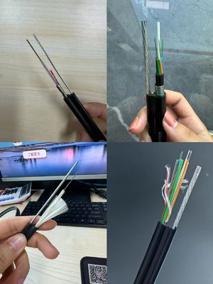 1.6mm Çelik Tel Gücü Üye FTTH Mini Şekil 8 Fiber Optic Kablo