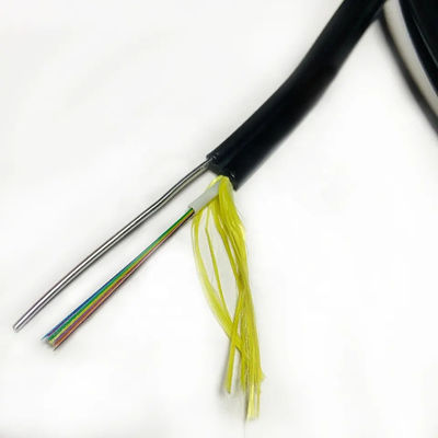 1.6mm Çelik Tel Gücü Üye FTTH Mini Şekil 8 Fiber Optic Kablo