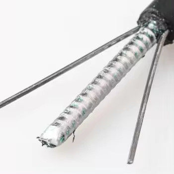 2 çekirdekli fiber optik kablo zırhlı GYXTW iki çelik telli dış kablo